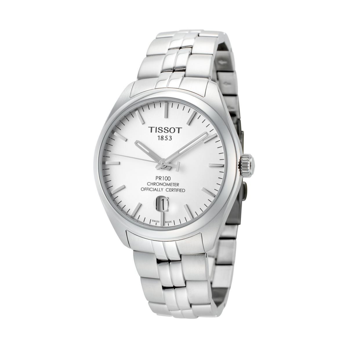 Tissot PR 100 Automatic Silver Dial Men`s Watch T101.408.11.031.00