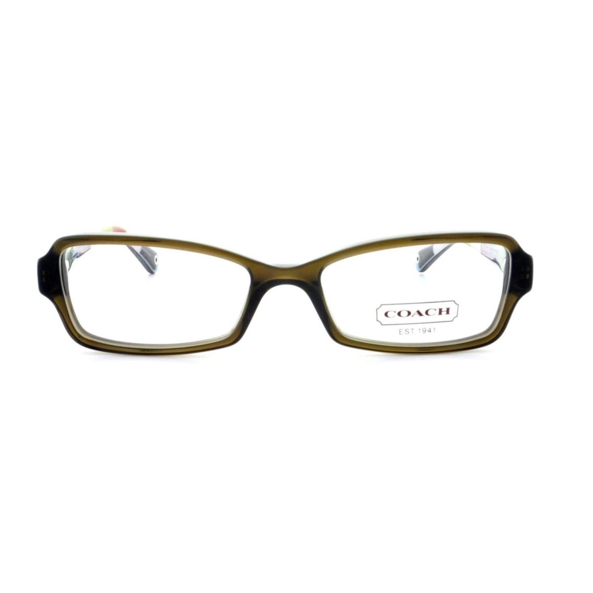 Coach Women`s Eyeglasses HC 6010 5030 - Olive Frames Size 50-16-135