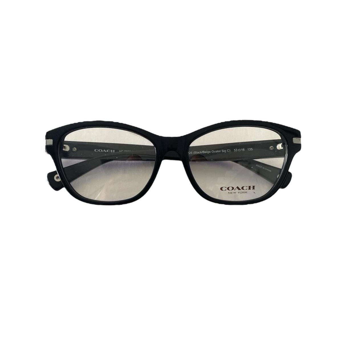 Coach Women`s Eyeglasses- HC6050 Lakota Black/brown Frames Size 53-16-135