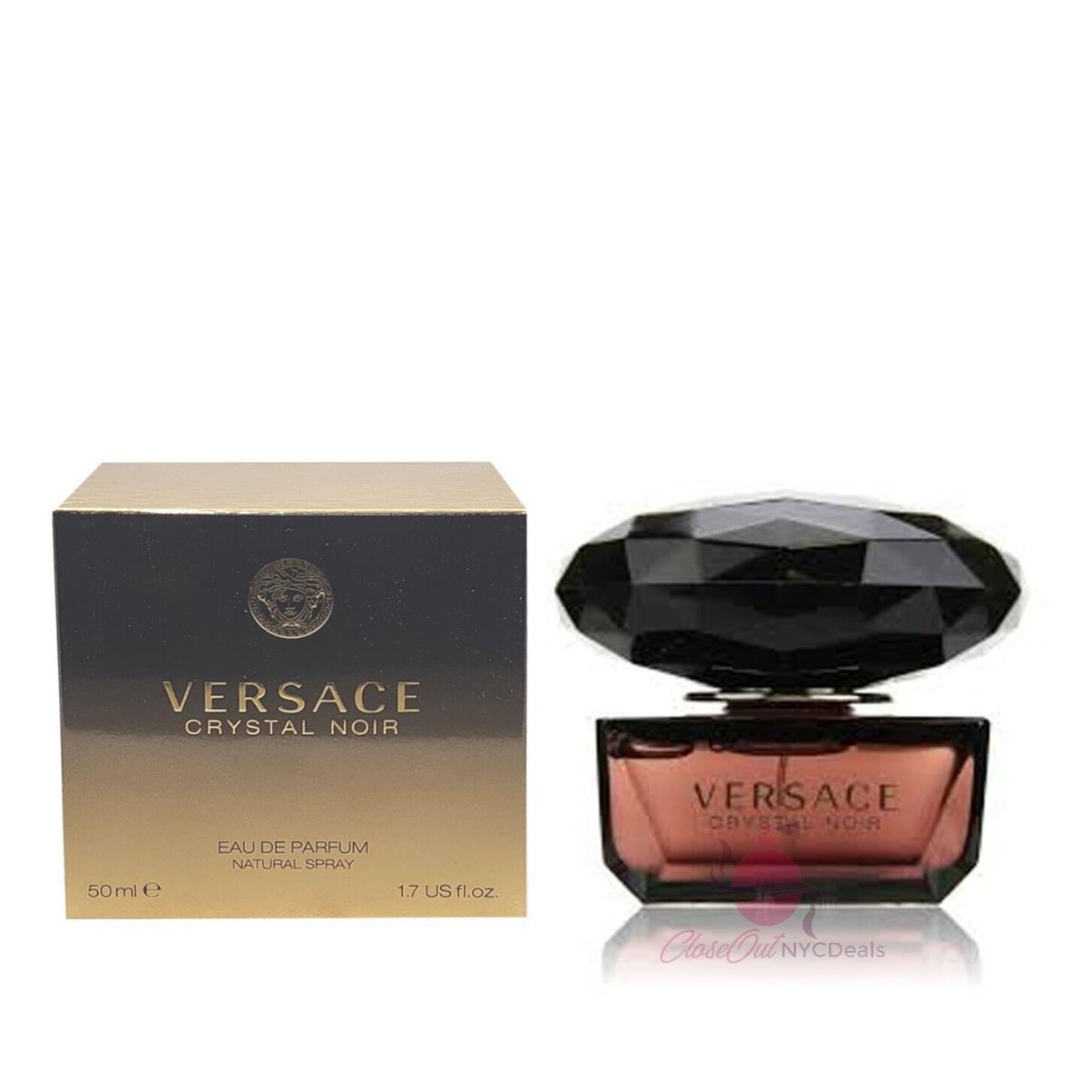 Versace Crystal Noir Perfume For Women 1.7 oz / 50 ml Edp Spray