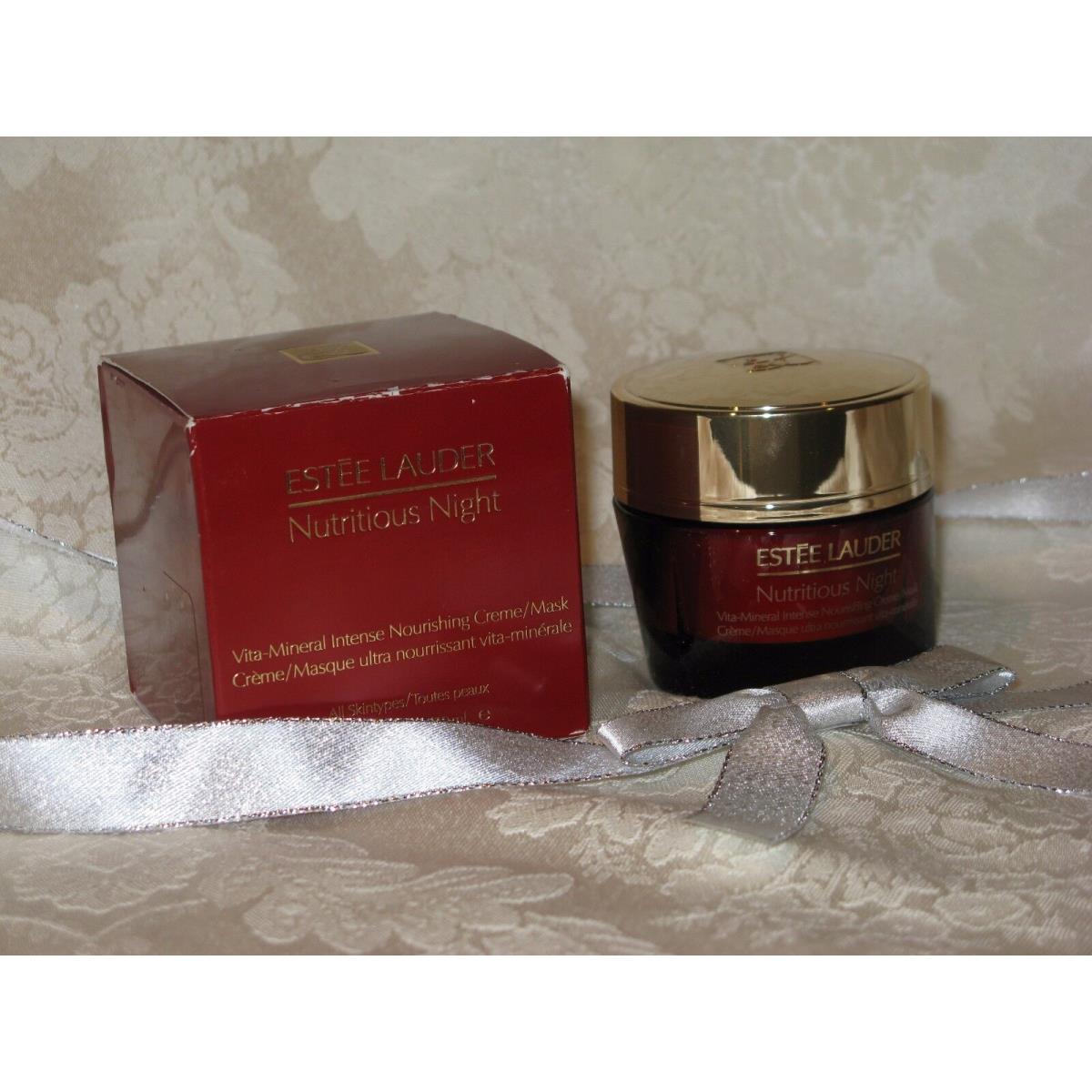 Estee Lauder. Nutritious Night. Veta-mineral Intense Nourishing Creme/mask. New