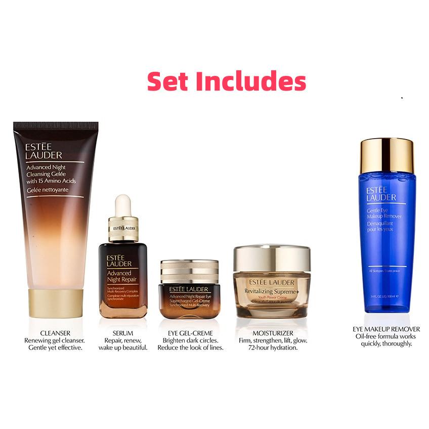 Estee Lauder 5-Pc. Gift Set Advanced Night Repair Serum Remover W/train Case