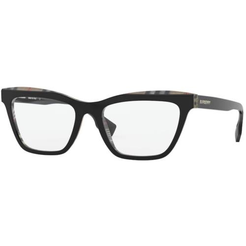 Burberry Eyeglasses BE2309 3828 52mm Black / Demo Lens