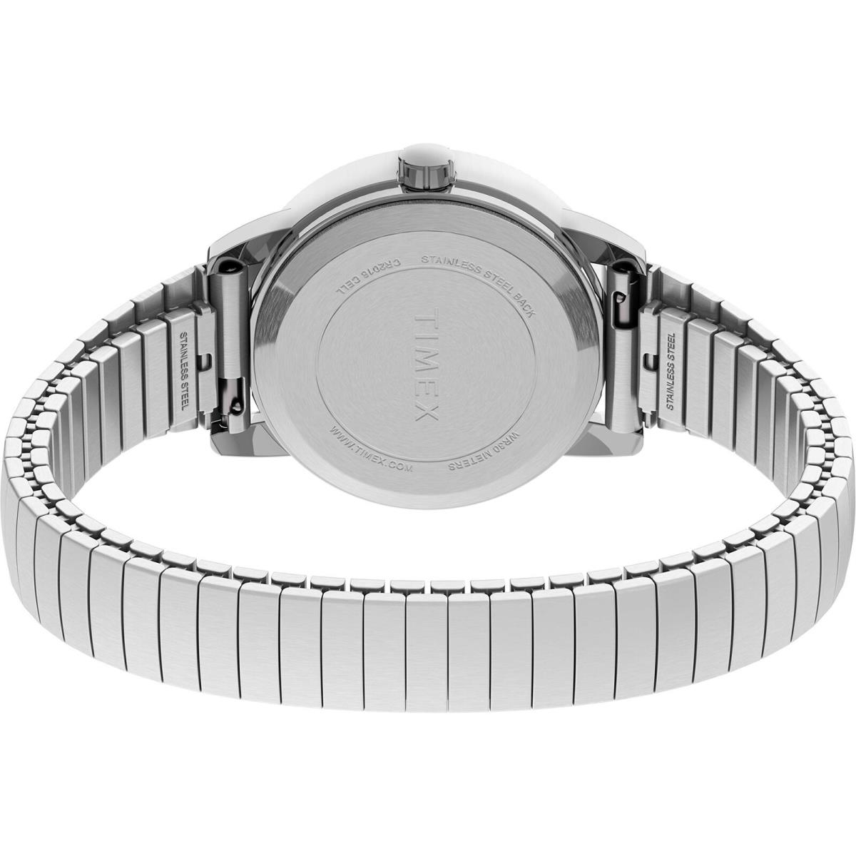 Timex Women`s Easy Reader 25mm Watch Box Set Silver-tone Case White Dial