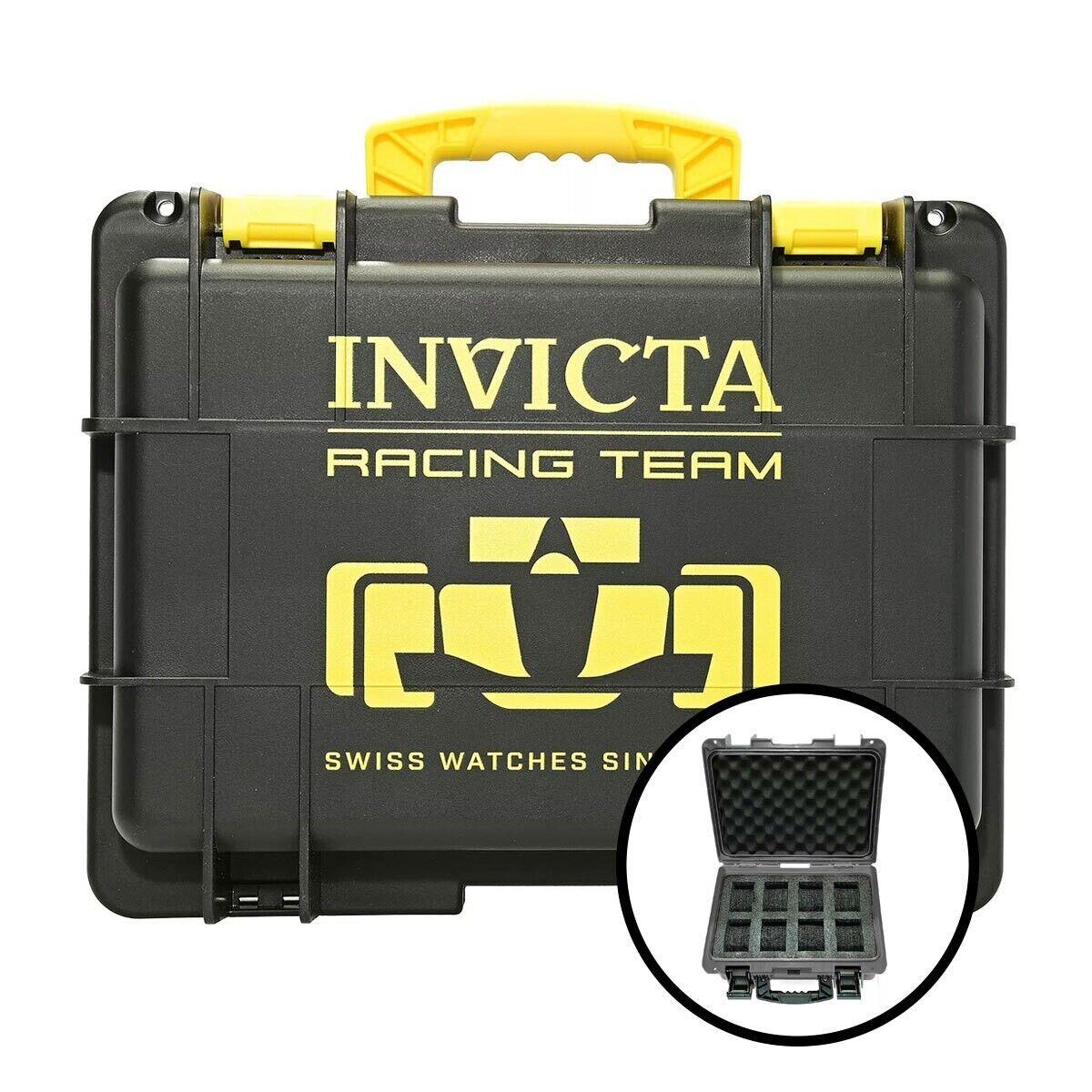 Invicta 8-Slot Dive Impact Watch Case Racing Team Black DC8RT-BLK