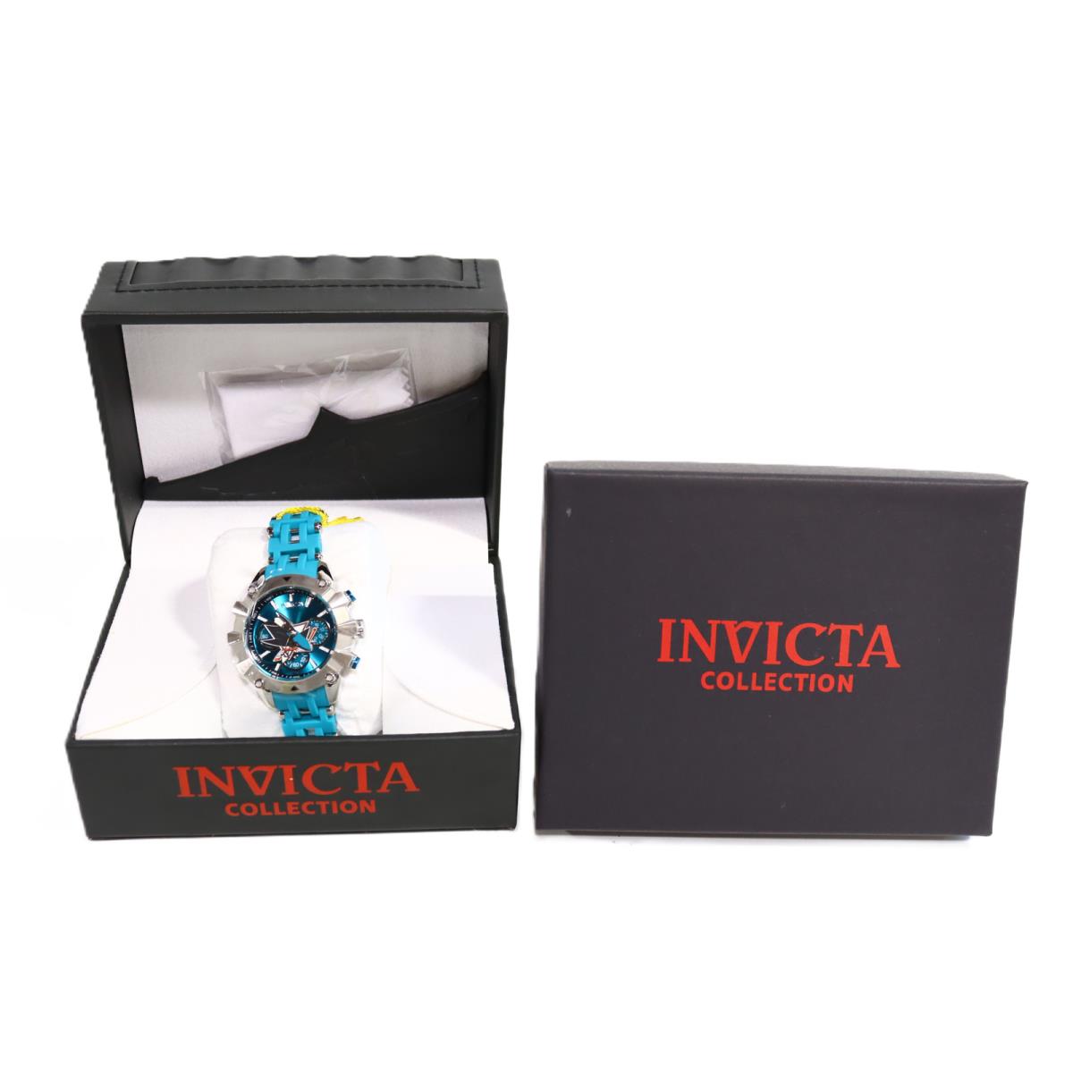 Invicta Sea Spider Men 42mm Stainless Steel Steel Green Dial VD54 Quartz - Green, Quartz