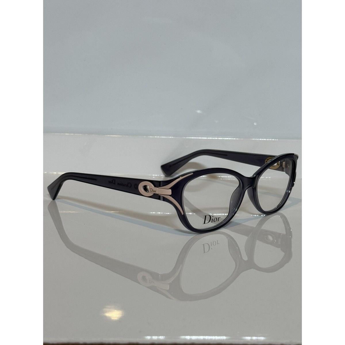 Dior CD 3281 8PB Crystal Grey Pink Woman Acetate Eyeglasses 54mm