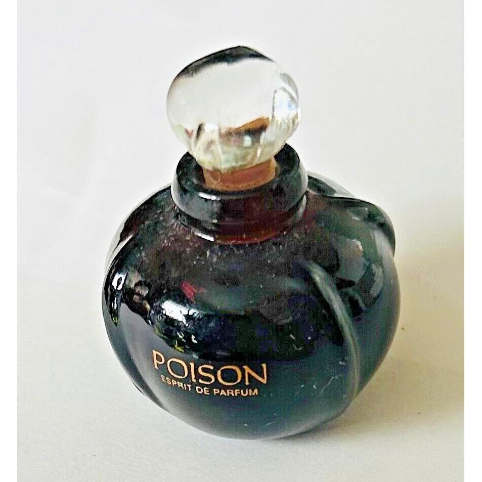 Vintage Christian Dior Poison Esprit de Parfum 90s Mini 0.17 oz Perfume