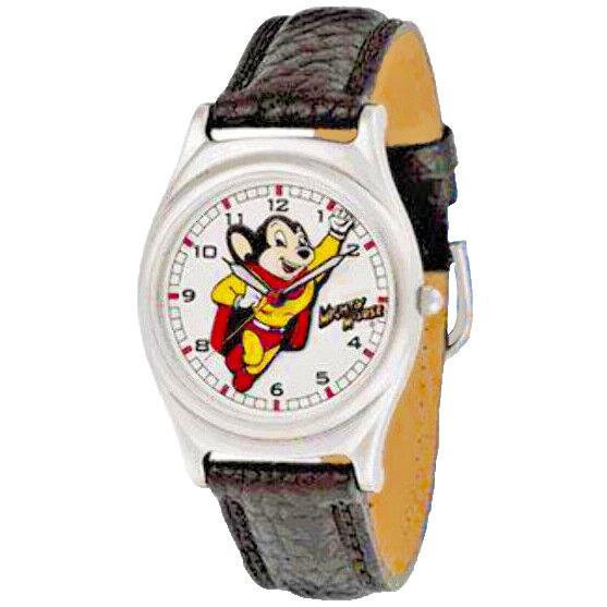 Mighty Mouse Unworn Fossil Made Ltd Rare In Flight 3-D Look Dial Watch