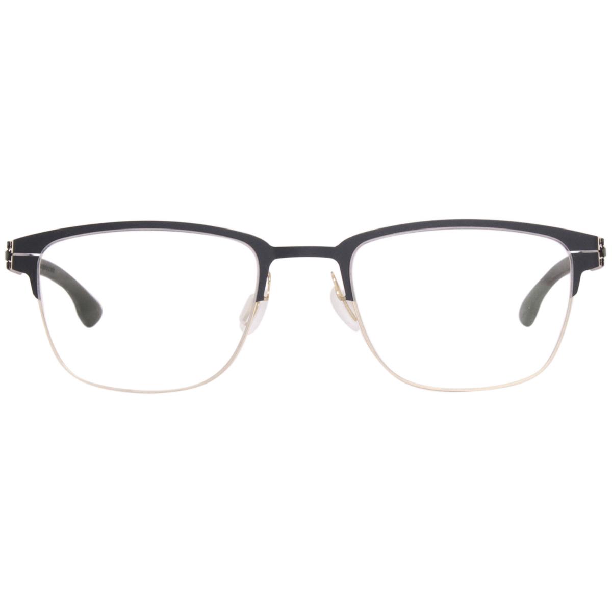 Ic Berlin The Lone Wolf Titanium Eyeglasses Men`s Rose/black Pop Full Rim 51mm