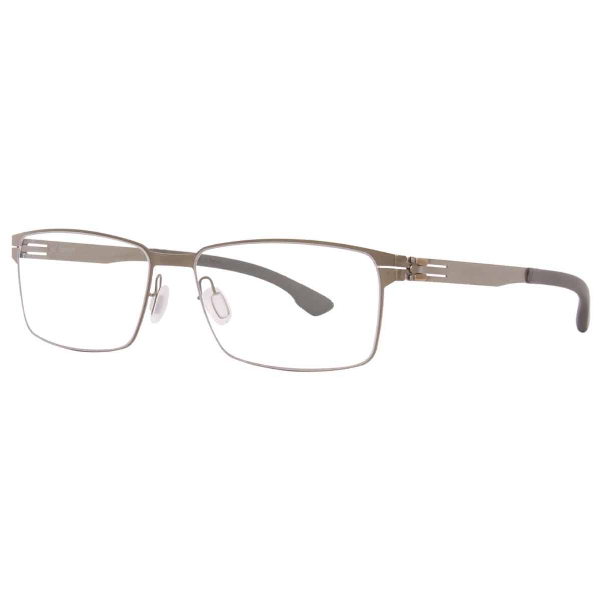 Ic Berlin Toru N. Eyeglasses Frame Men`s Bronze/warm Grey Full Rim 57mm