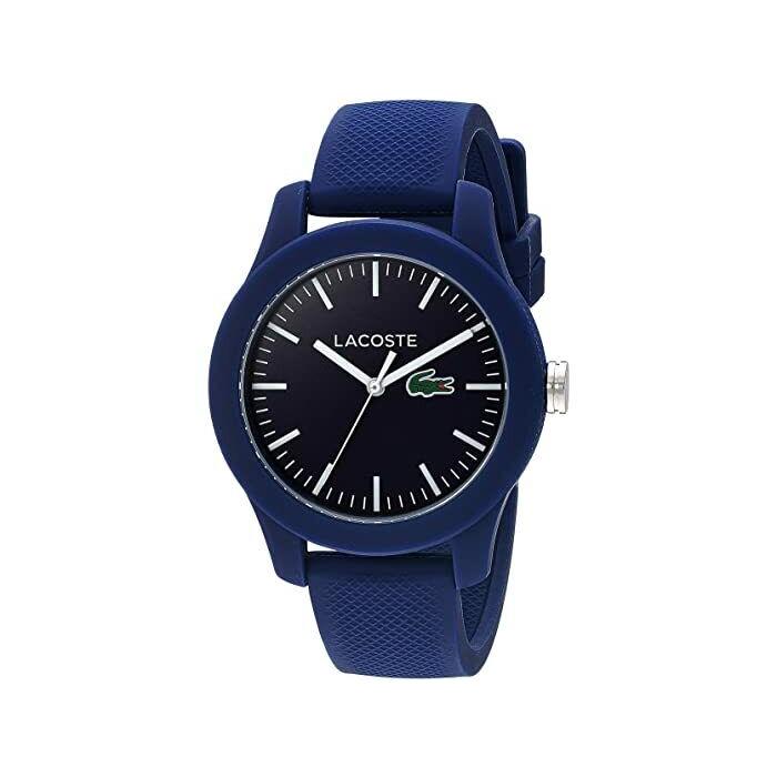 Lacoste Women`s `ladies 12.12` Quartz Resin and Silicone Watch Color:blue