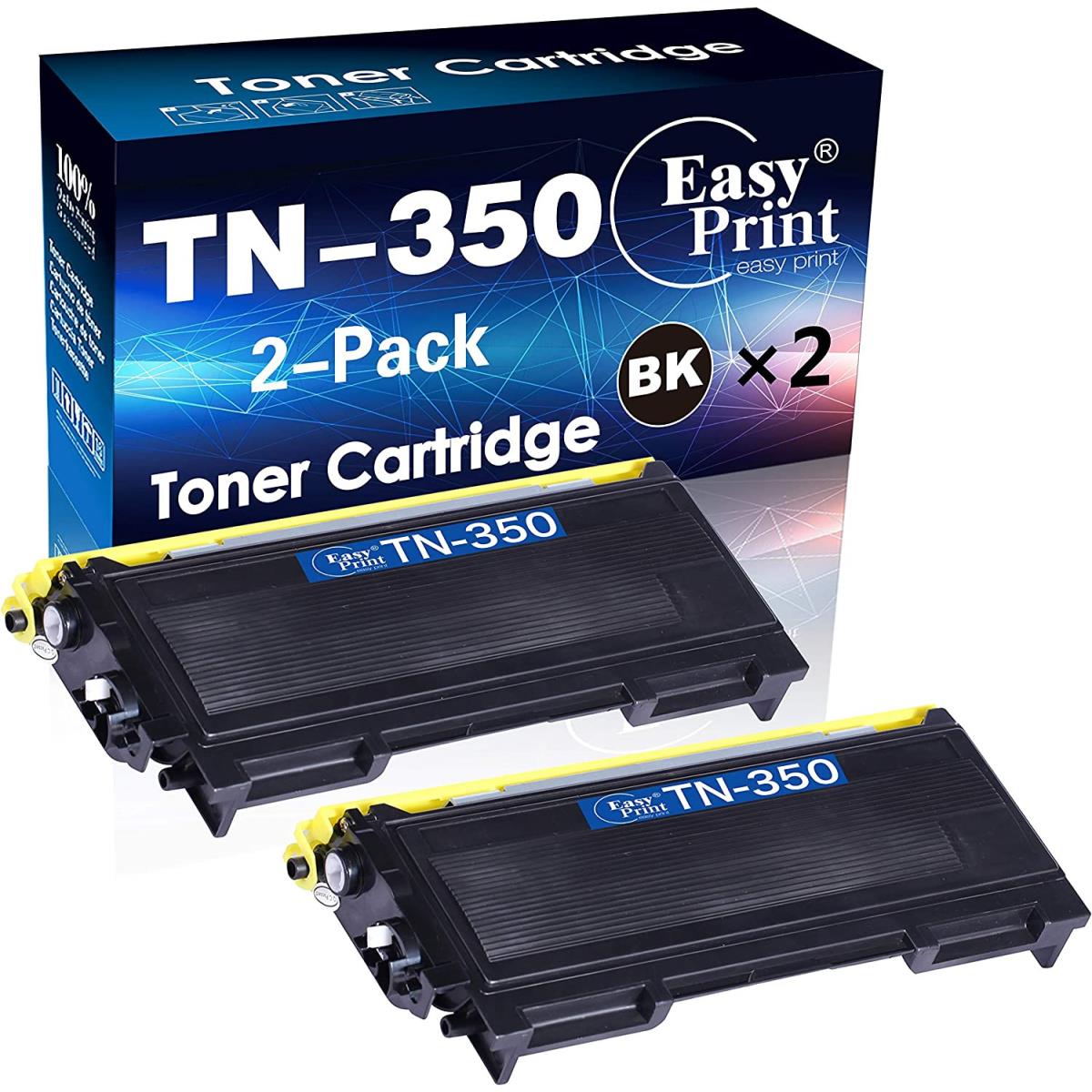 L`oréal Easyprint 2-Pack of Black Compatible TN-350 Toner Cartridge Replacement For TN