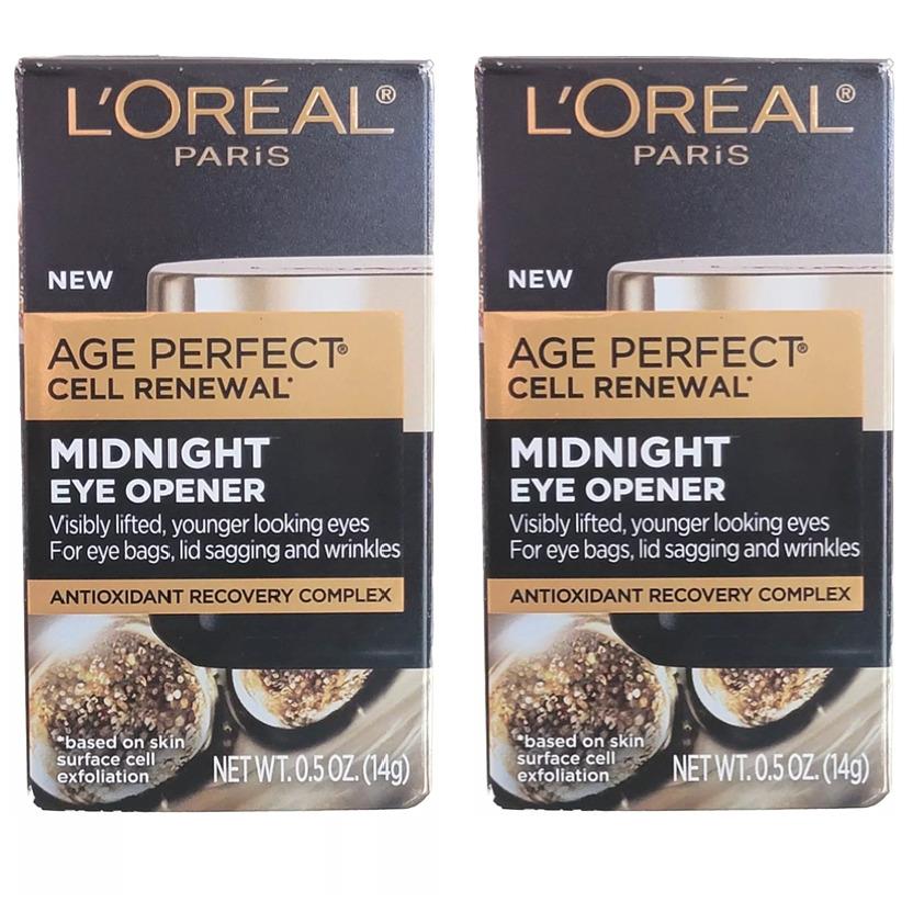 L`oréal L Oreal Paris Age Perfect Cell Renewal Midnight Eye Opener 0.5 oz Pack of 2