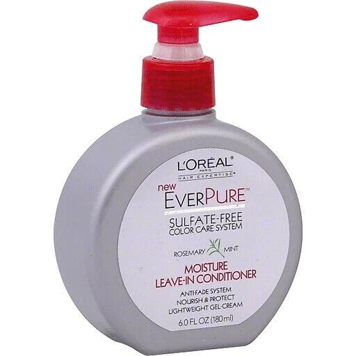 L`oreal Everpure Moisture Leave in Conditioner Rosemary Mint - 6 oz