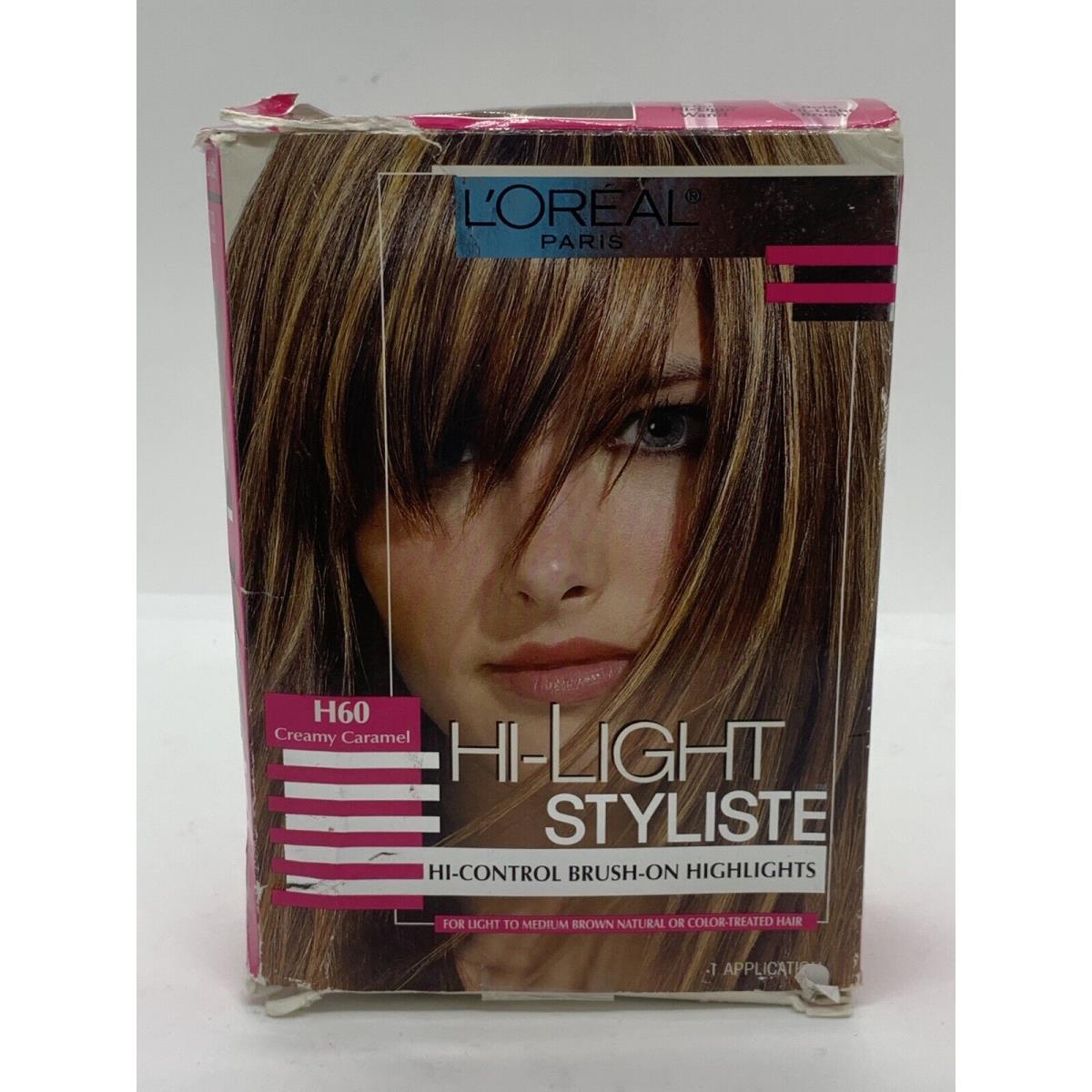 Loreal Touch on Highlights Hair Color H60 Creamy Carmal Light to Medium Brown