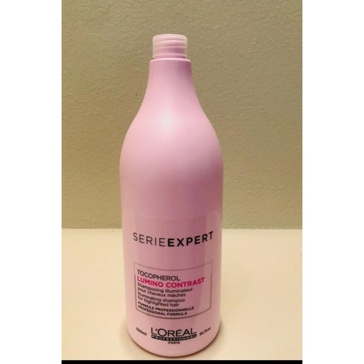 Loreal Serie Expert Tocopherol Lumino Contrast Shampoo 1500 Ml/ 50.7 fl oz