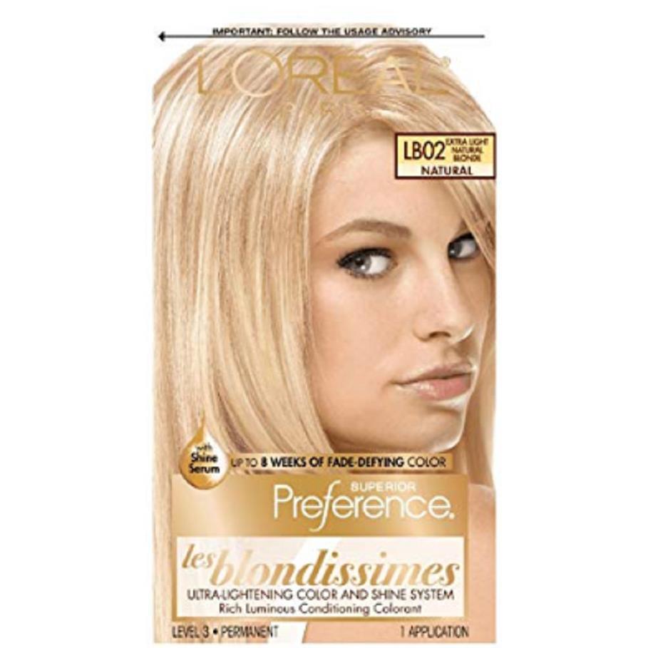 2PK L`oreal Superior Preference LB02 Light Natural Blonde 071249253625