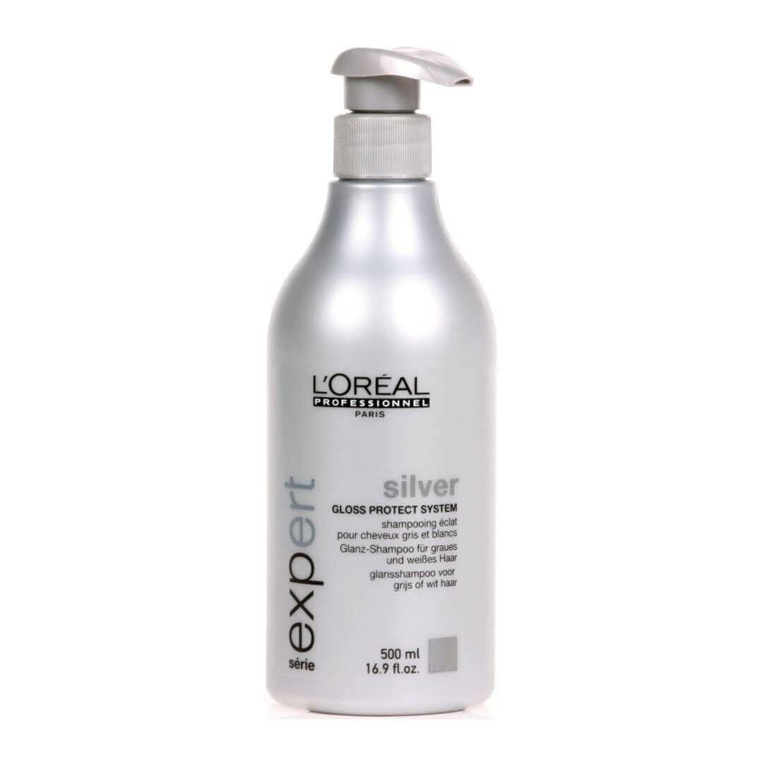 L`oreal Serie Expert Silver Shampoo Unisex Shampoo 16.9 Ounce Each- Pack OF 2