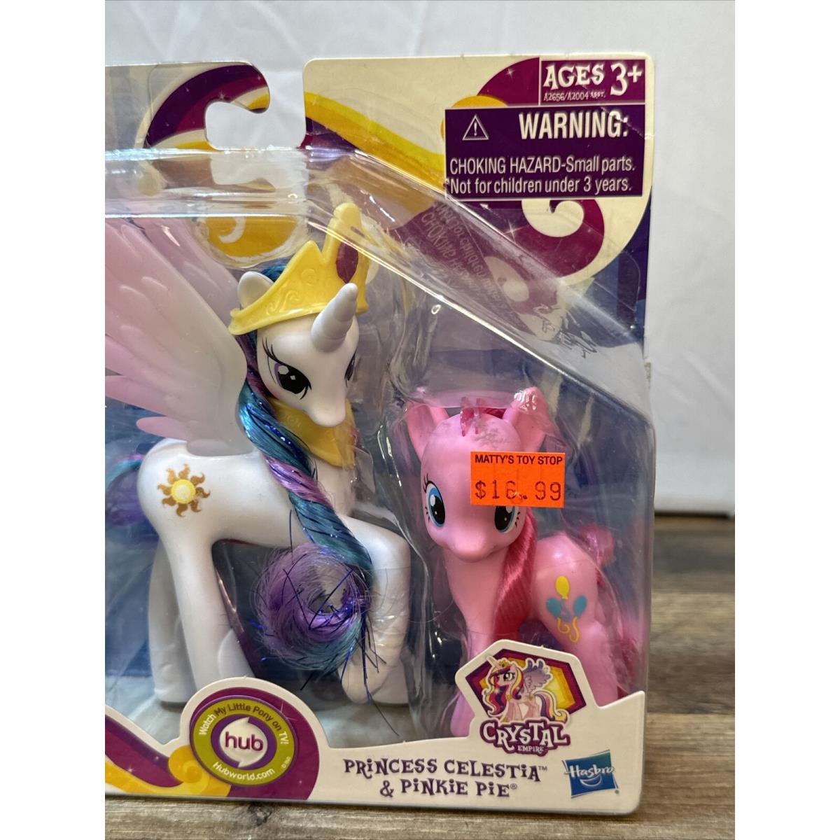 My Little Pony G4 Princess Celestia and Pinkie Pie Crystal Empire