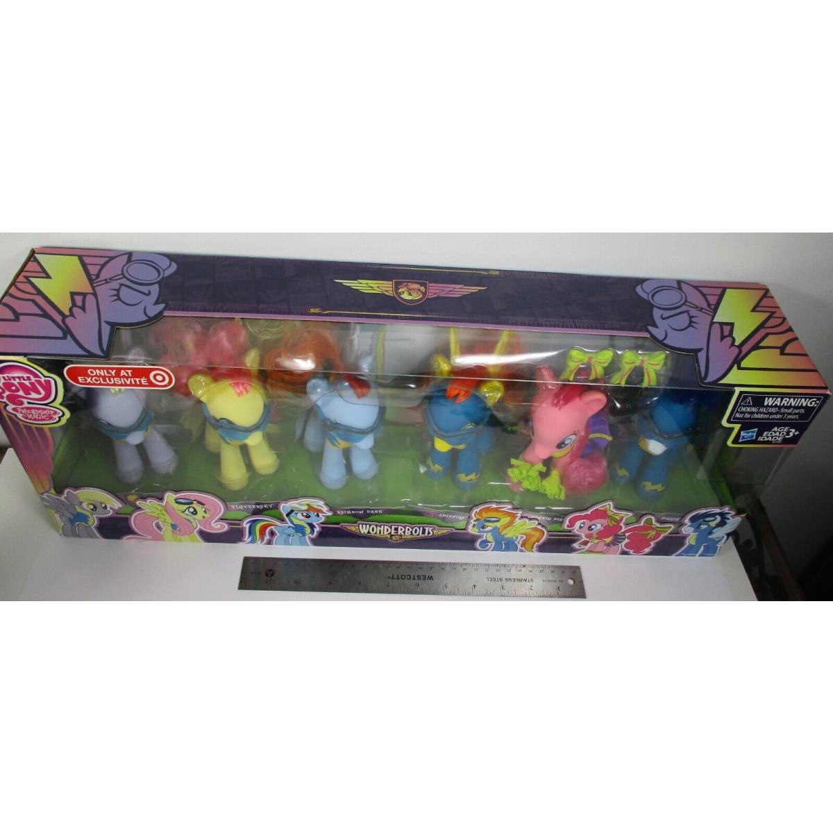 Big My Little Pony Friendship Magic Wonderbolts 6 Pack Pony Set Mib Derpy G4