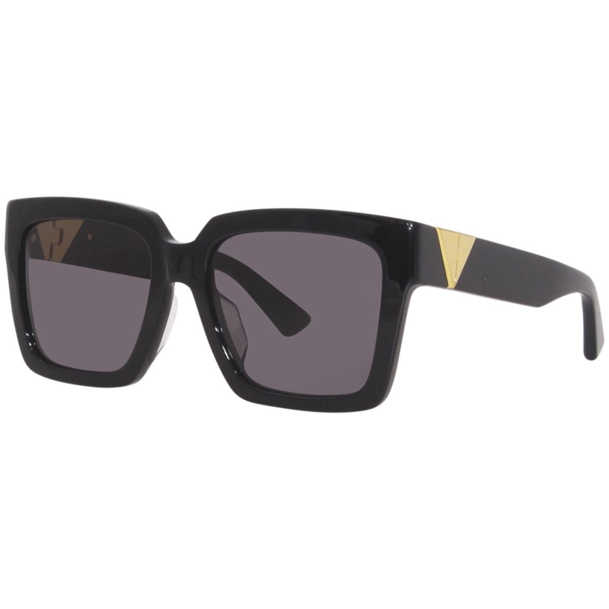 Bottega Veneta BV1198SA 001 Sunglasses Women`s Black/grey Square Shape 55mm