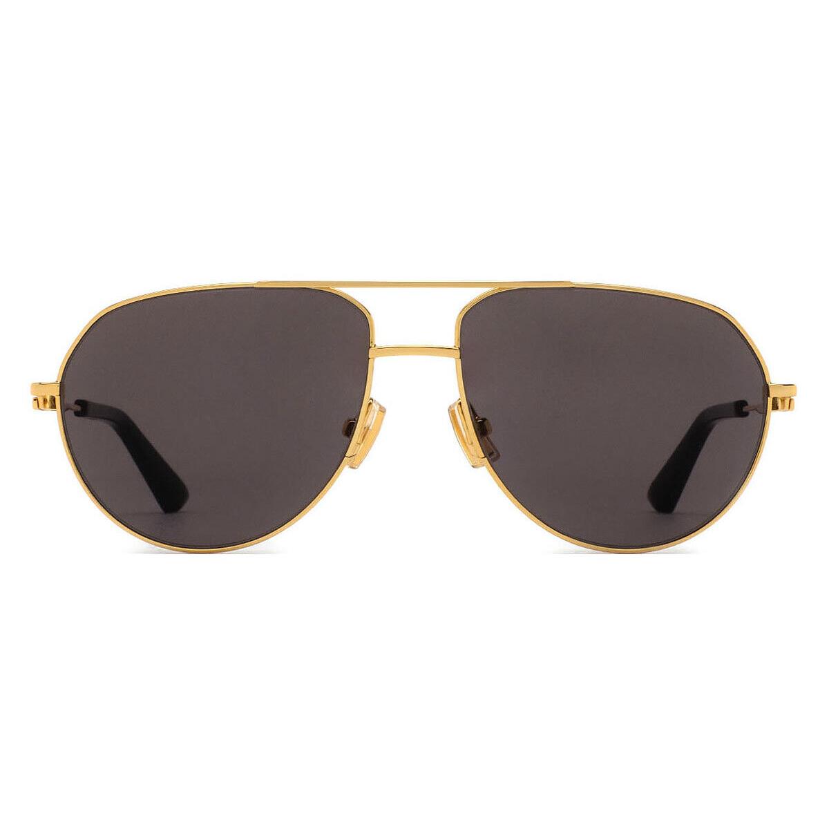 Bottega Veneta BV1302S Sunglasses Unisex Gold 57mm