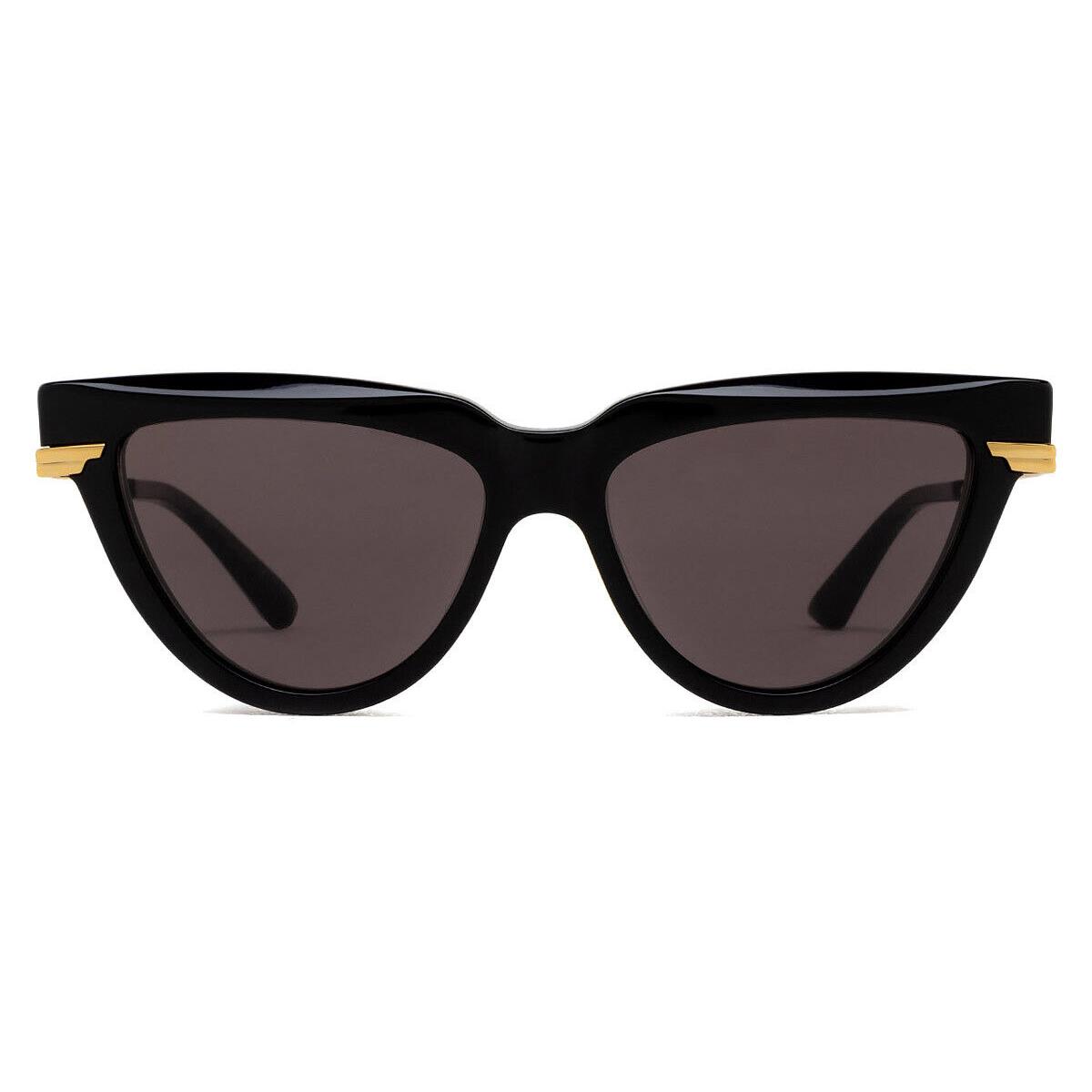 Bottega Veneta BV1265S Sunglasses Women Black/gold 54mm