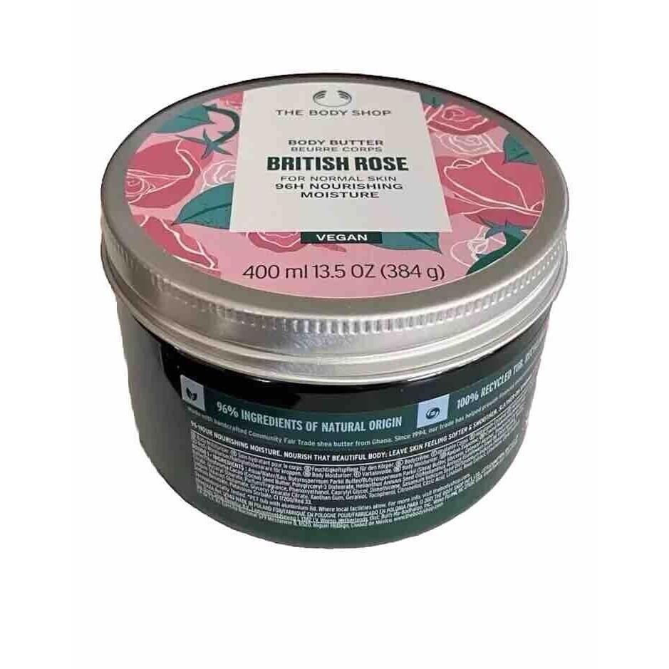 The Body Shop British Rose Body Butter Normal Skin Vegan 13.5 oz Pick Pack