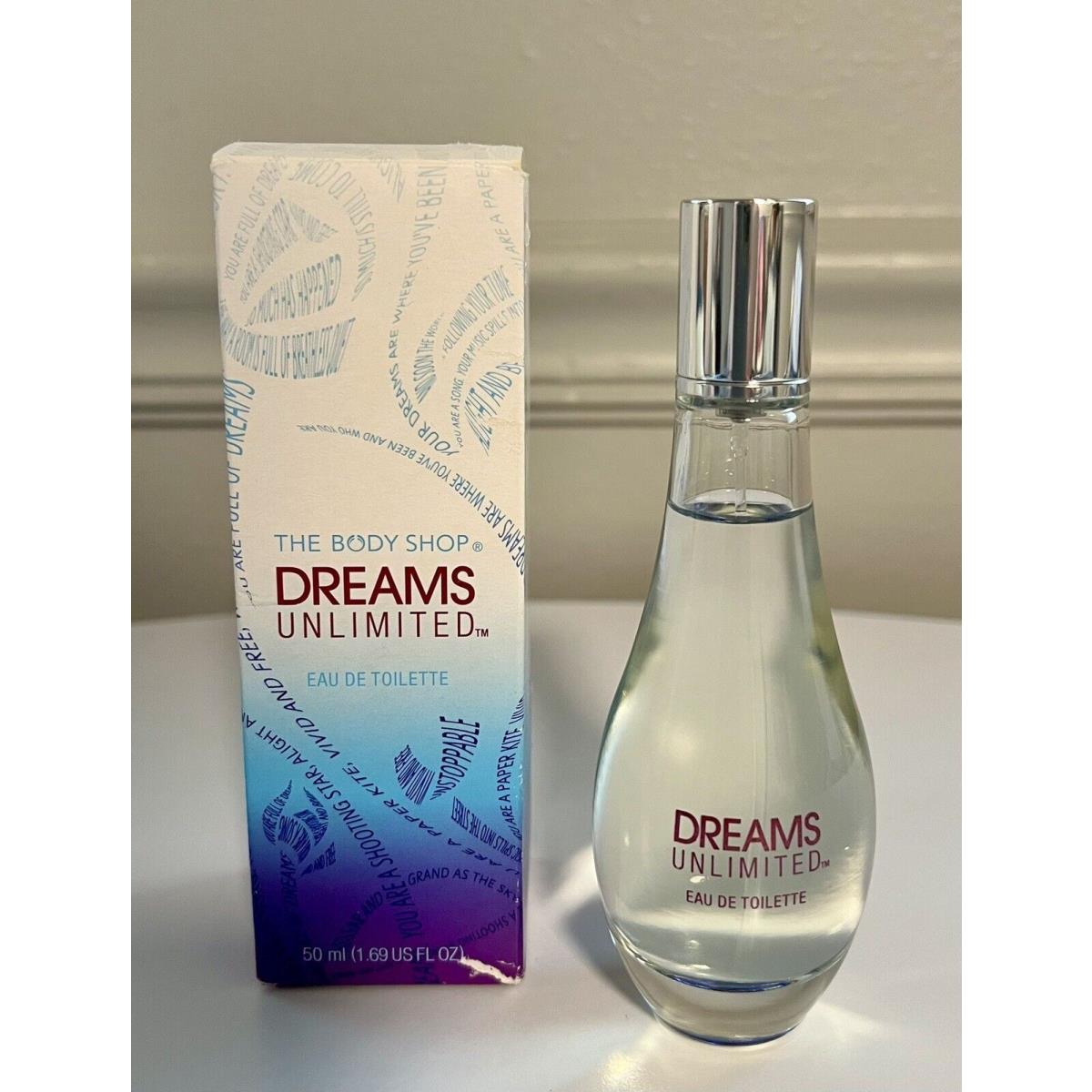 The Body Shop Dreams Unlimited 50ml Perfume For Women 1.69oz Eau de Parfum Spray