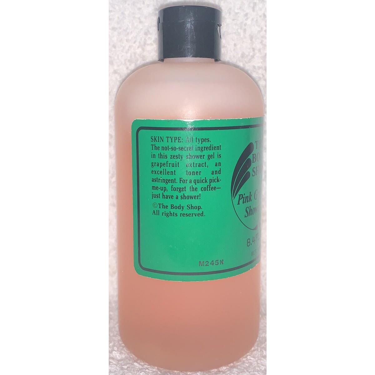The Body Shop Pink Grapefruit Shower Gel Green Label 8.4 oz Rare
