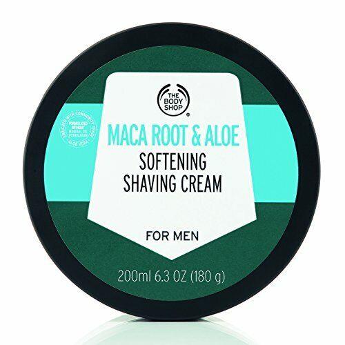 The Body Shop Maca Root Aloe Softening Shaving Cream For Men 6.3 Oz