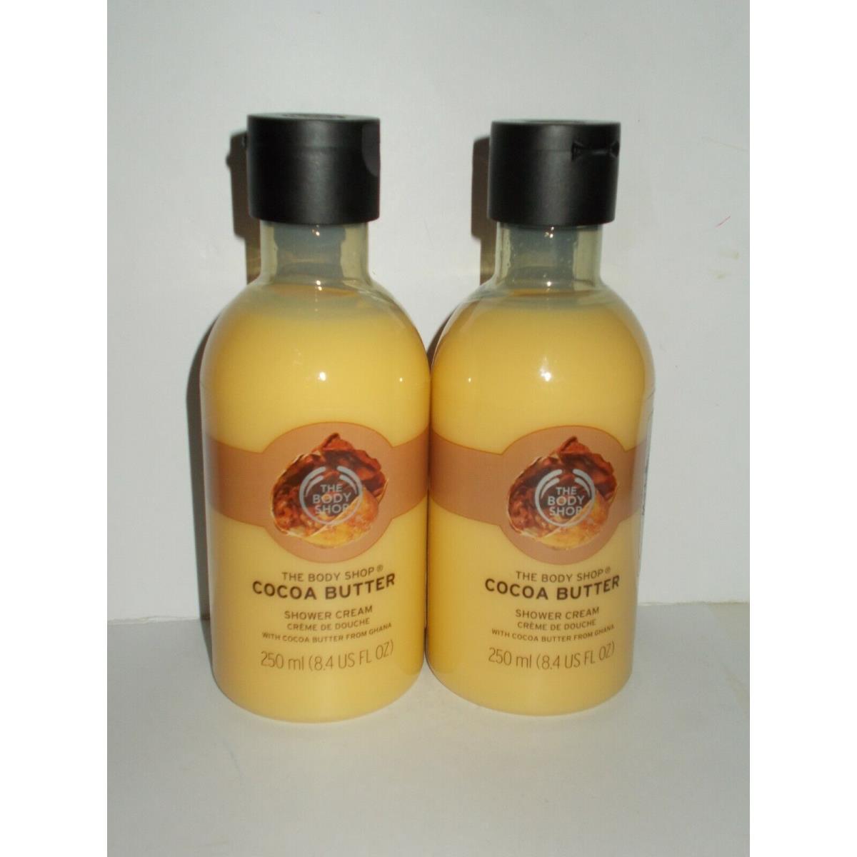 The Body Shop Cocoa Butter Shower Cream x2 Rare Shower Gel Body Wash