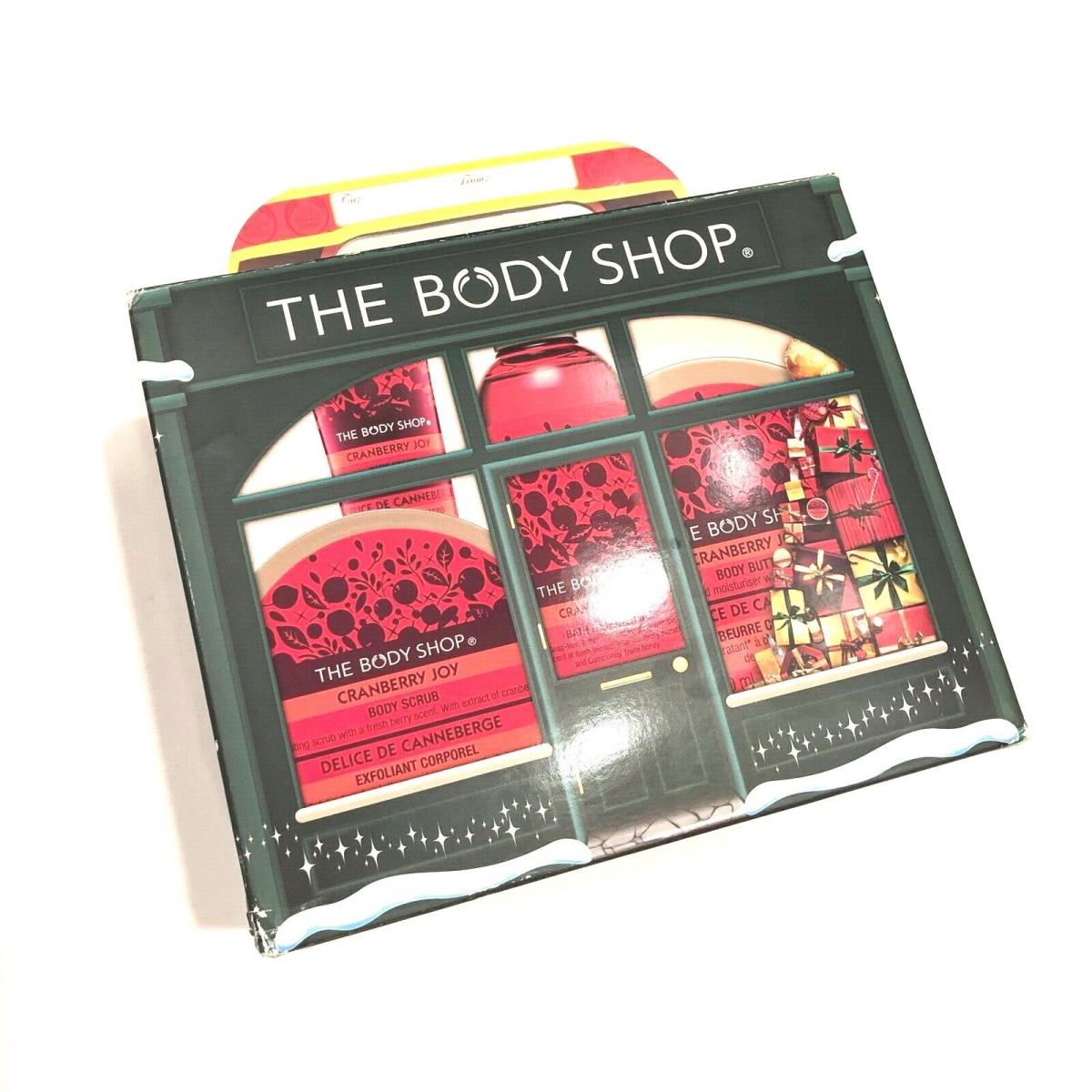 The Body Shop Cranberry Joy Body Care Collection 4 Pcs Set Boxed