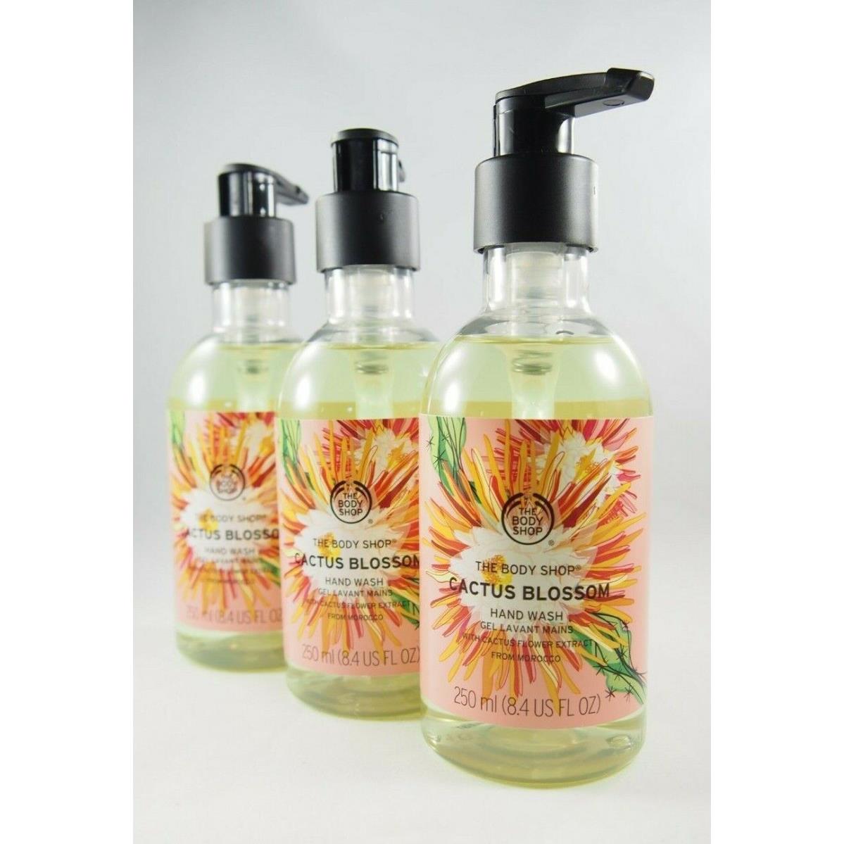 6 The Body Shop Limited Edition Cactus Blossom Hand Wash Soap 8.4oz