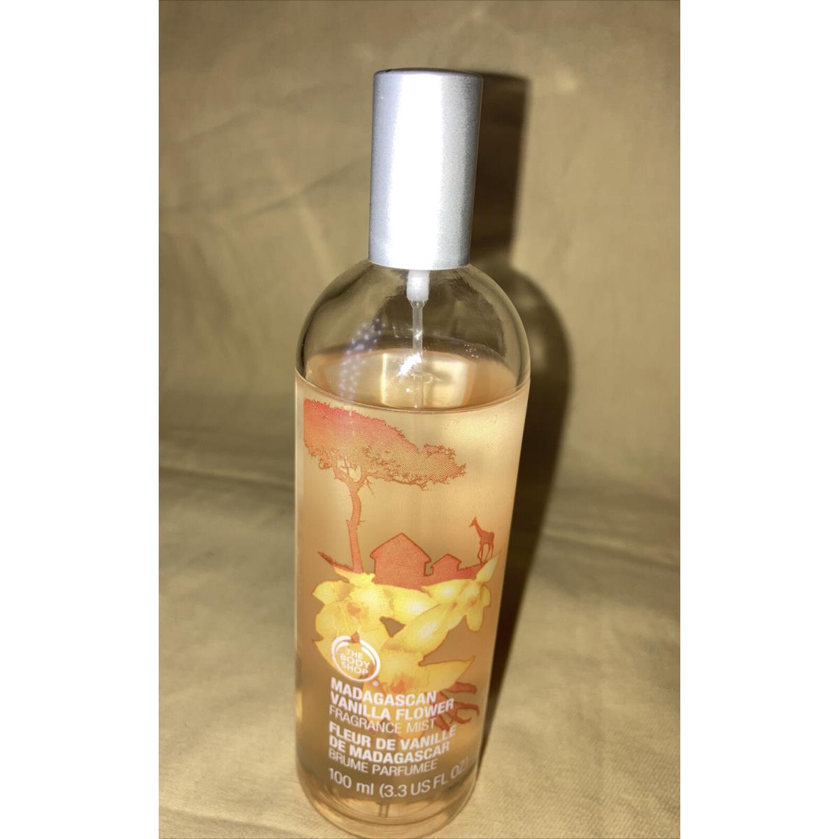 93% Fill Line The Body Shop Madagascan Vanilla Flower Body Mist 3.3 fl Oz