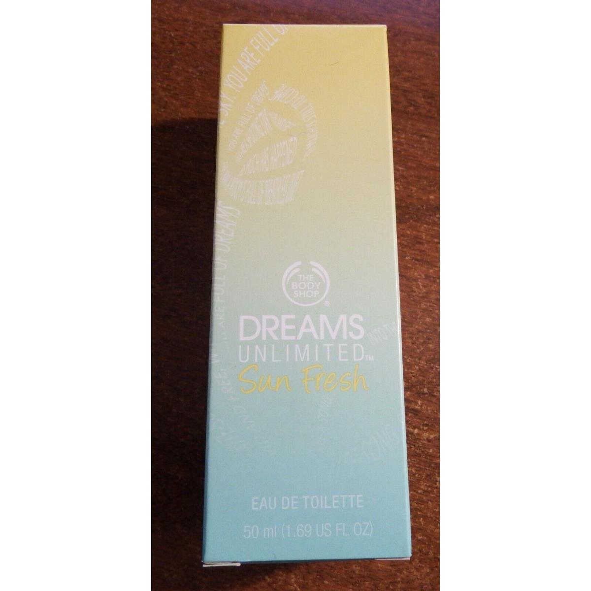 The Body Shop Dreams Unlimited Sun Fresh Eau De Toilette Spray 1.69 Oz