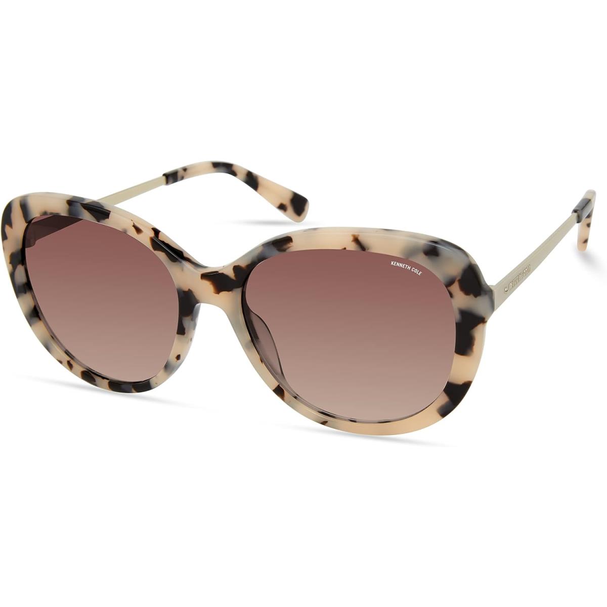 Kenneth Cole Women`s Cat Sunglasses Blonde Havana / Gradient Brown