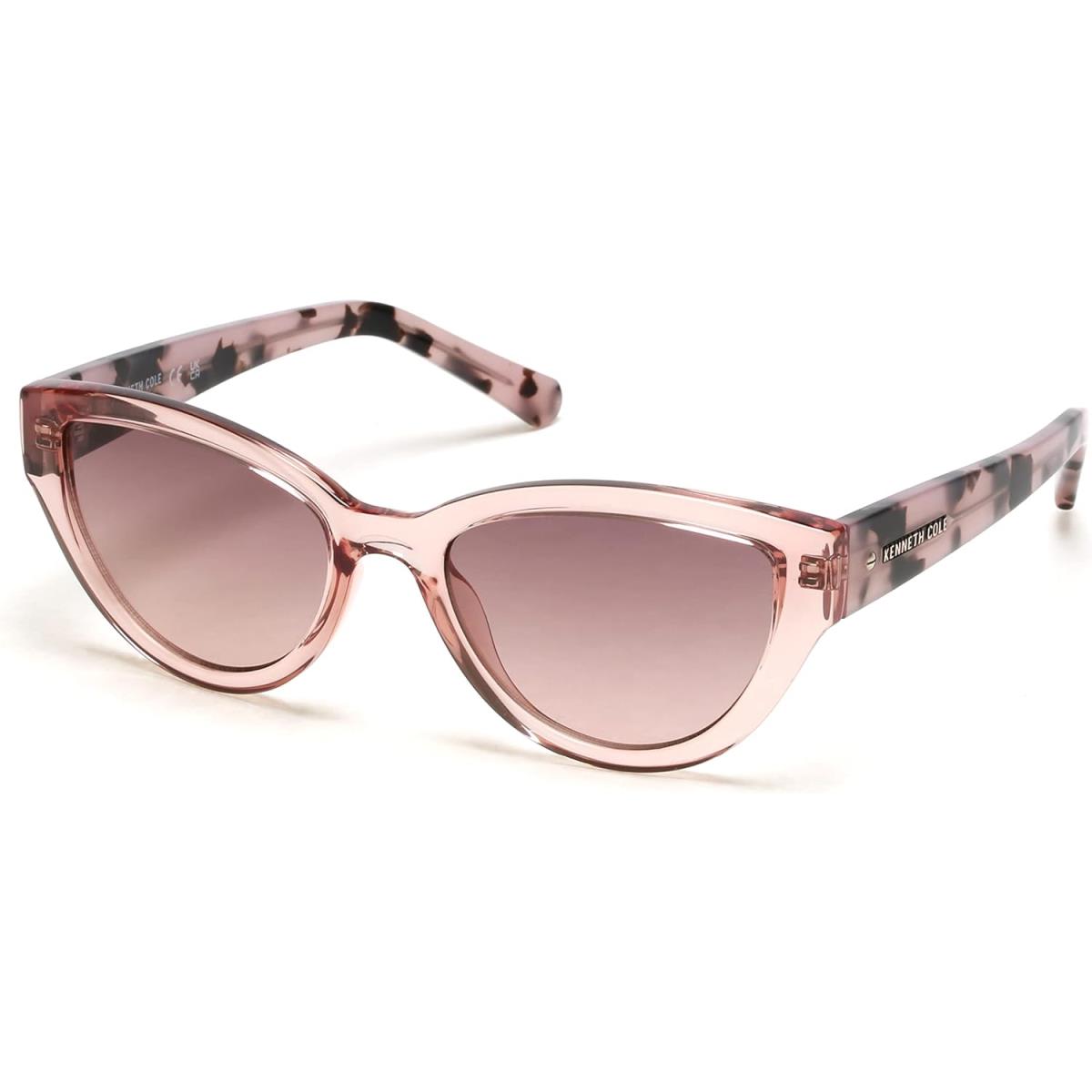 Kenneth Cole Women`s Cat Sunglasses Shiny Pink / Gradient Bordeaux