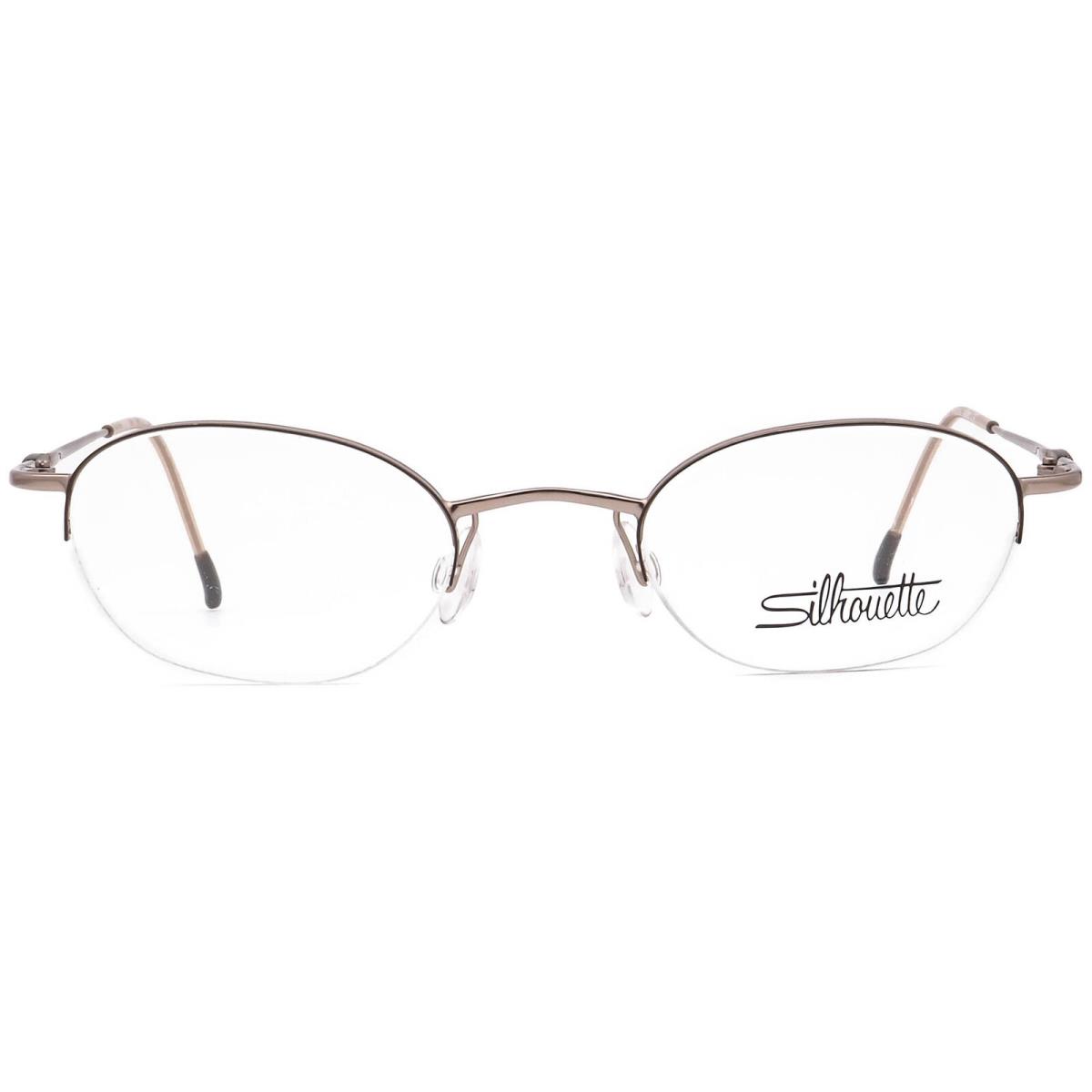 Silhouette Small Eyeglasses M 6463 /45 V 6053 Taupe Half Rim Austria 44 21 125