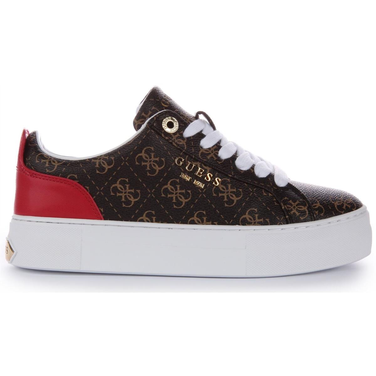 Guess Fl8Geafal12 Women Sneaker Choco Size US 5 - 11