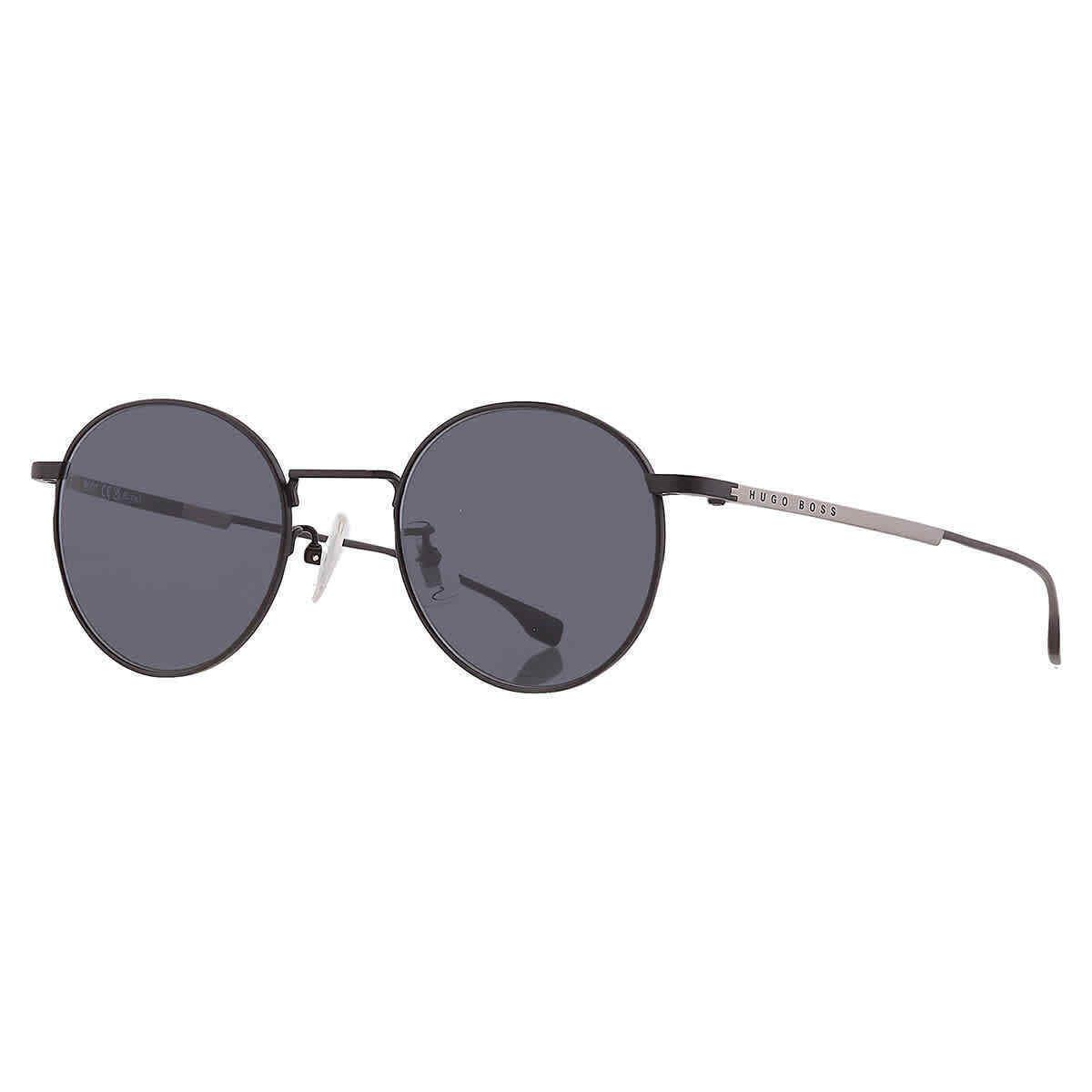 Hugo Boss Grey Round Men`s Sunglasses Boss 0993/F/S 0003 49 Boss 0993/F/S 0003