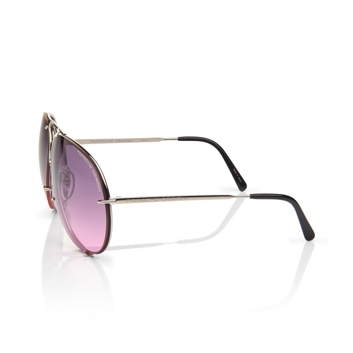 Porsche Design P8478 Iconic Sunglasses M - Titanium/pink Gradient + Extra Lenses