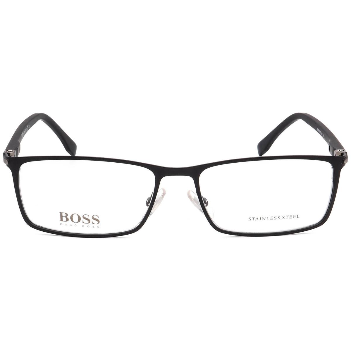 Hugo Boss Eyeglasses Boss 1006/IT 003 Black Rectangular Metal Italy 55 16 145