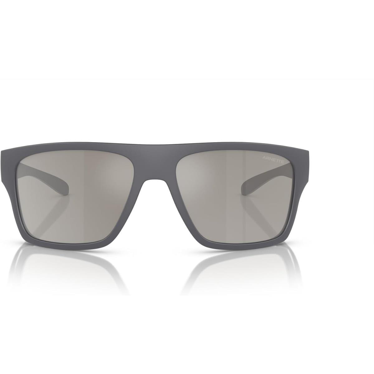 Arnette Men`s An4330 Hijiki Square Sunglasses Grey/Light Grey Mirrored Silver