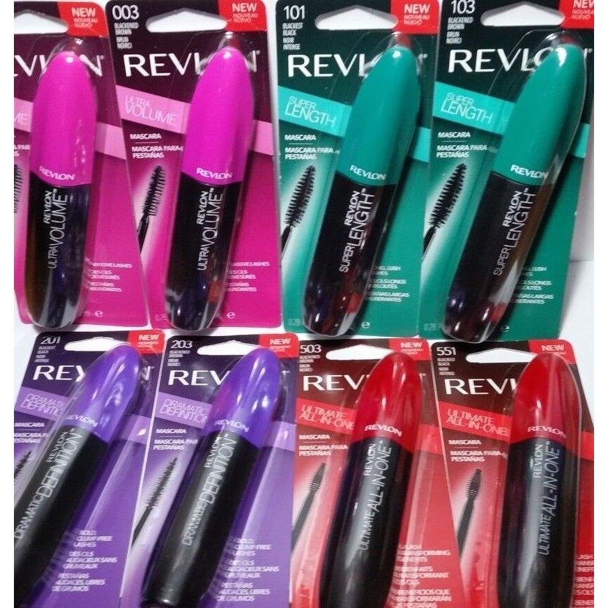 Revlon Mascara Your Choice Color Quantity Volume Length Definition All in One