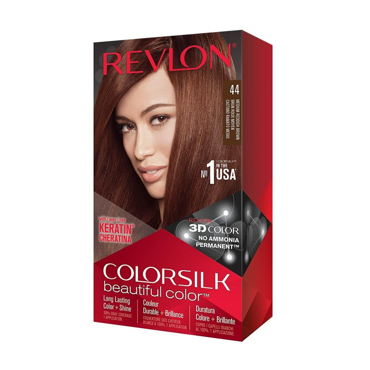 6-Revlon Colorsilk Beautiful Color Permanent Hair Color with 3D Gel Technology