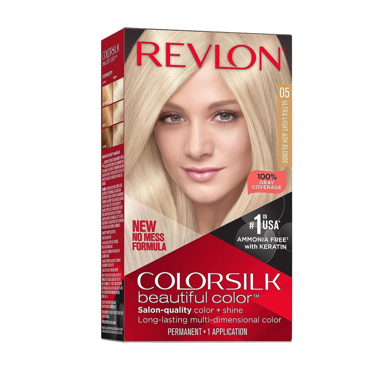 6-New Revlon Colorsilk Beautiful Color Permanent Hair Color Long-lasting High-d