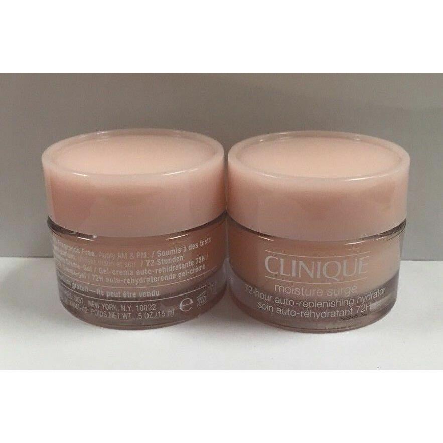 Clinique Moisture Surge 72-Hour Auto-replenishing Hydrator 0.5 oz 1/1.7/2.5/4.2 2x 0.5 oz/15 ml