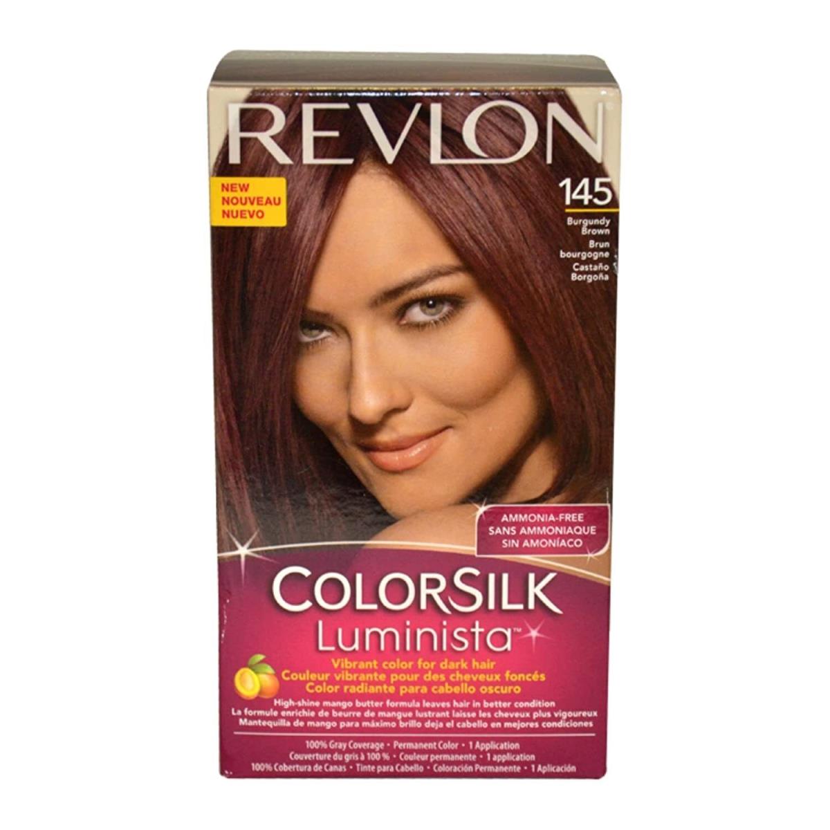 Pack of 12 Revlon Colorsilk Luminista Haircolor Burgundy Brown - Brown, Burgundy